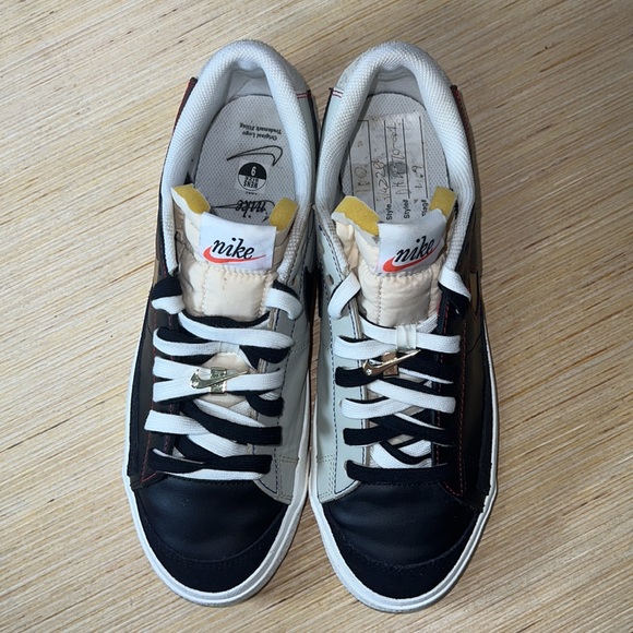 Nike Blazer Low 77 Black Natural Removable Swoosh removable swoosh’s not incl. - Picture 9 of 12